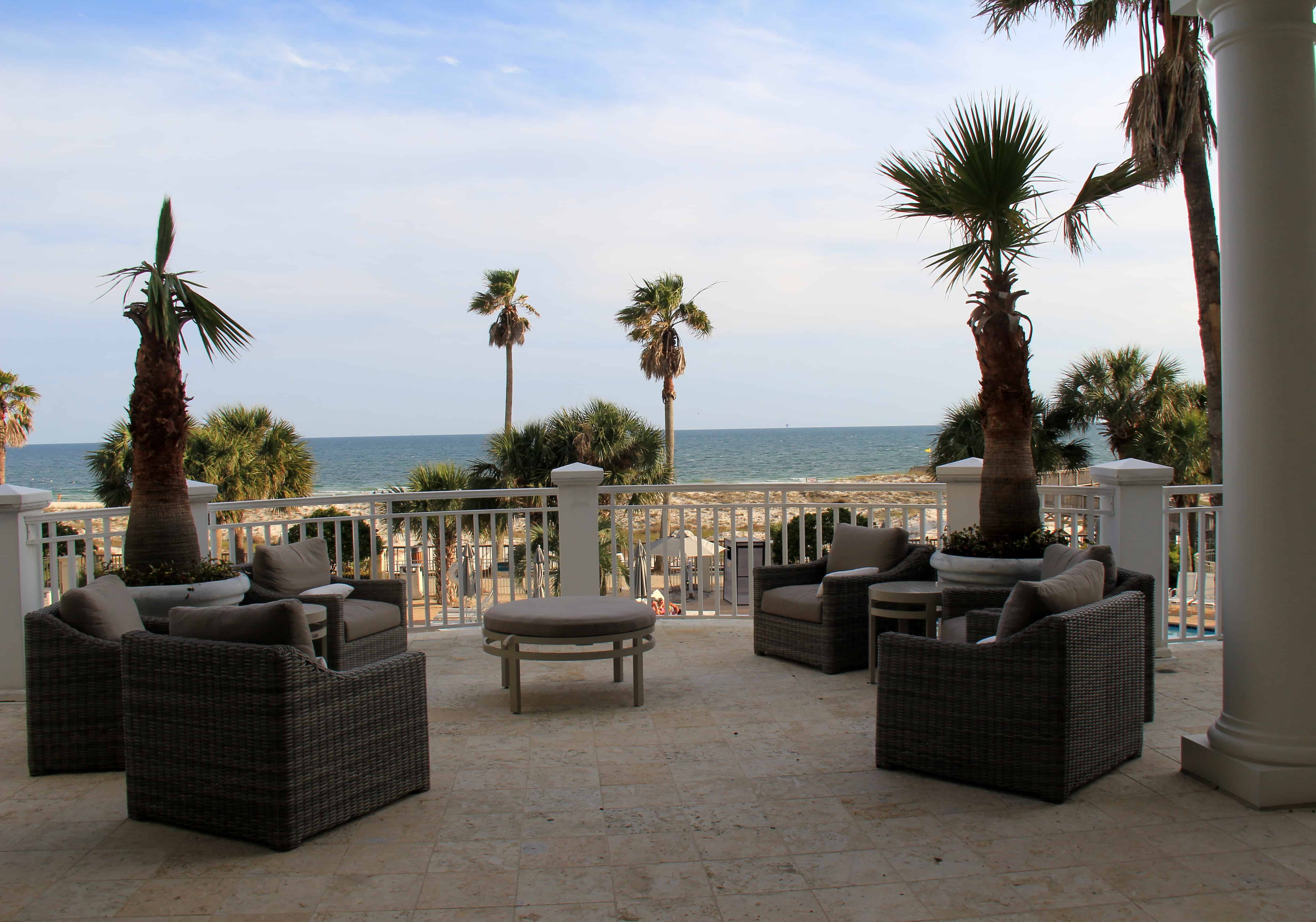 Open Area on Property to Sit and Relax at Beach Club Resort and Spa