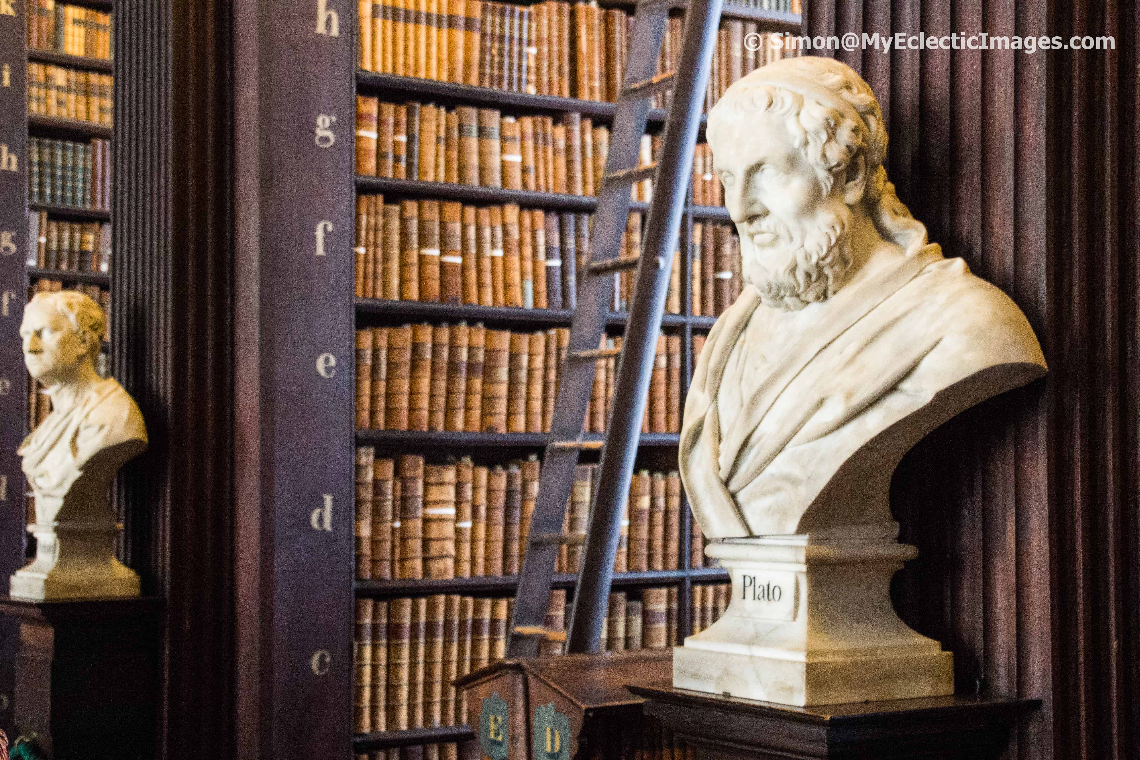 A Bust of Plato One of Many Busts in the Trinity College Library - Dublin Libraries