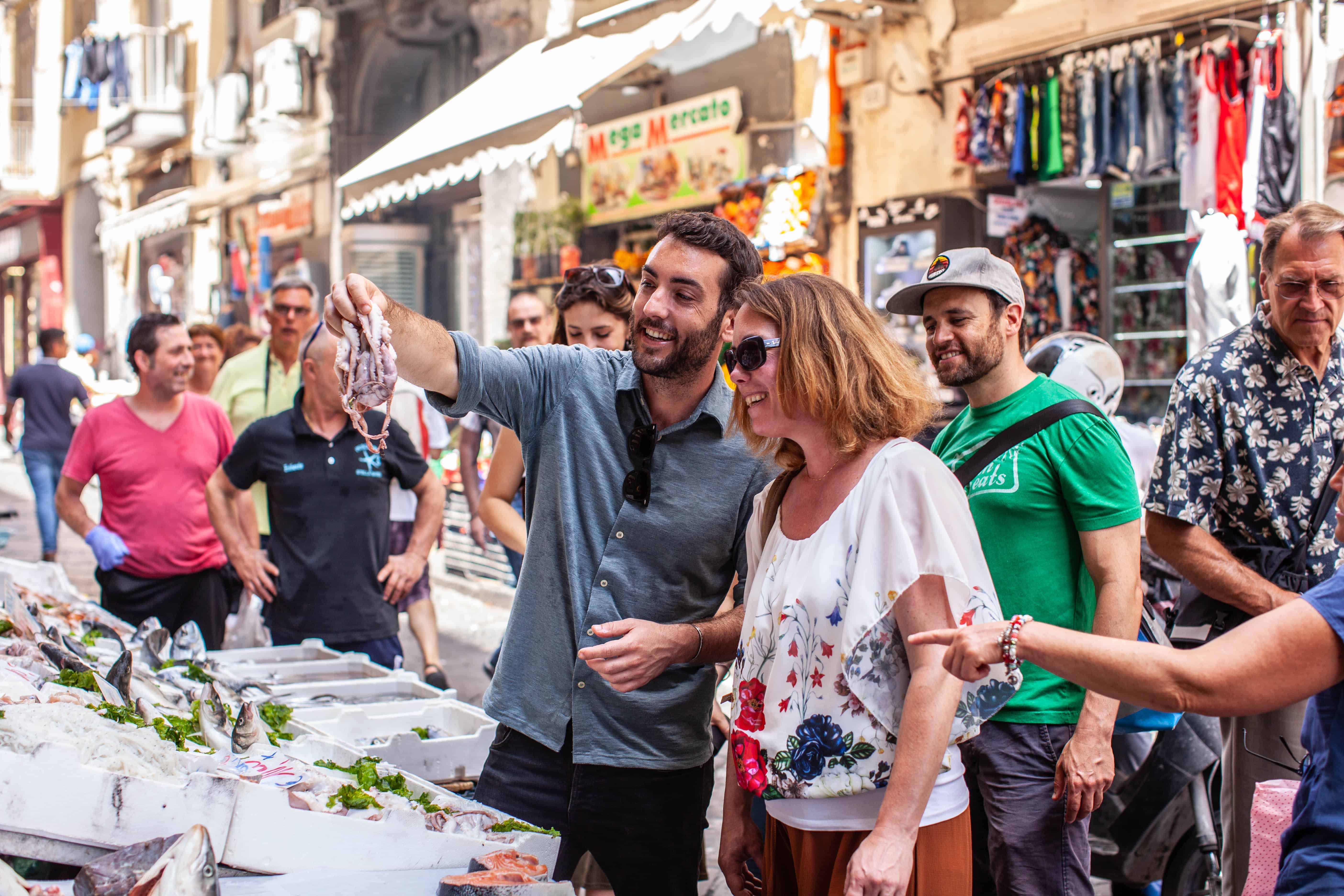 Naples - Pignasecca Market on Eating Europe Tours